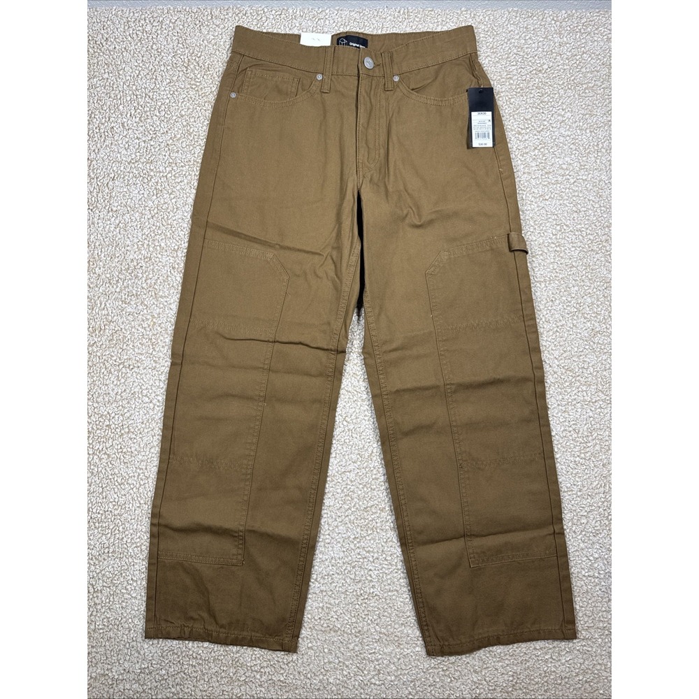 NEW Original Use Carpenter Utility Pants 30x30 Brown Relaxed Fit NWT $30 Retail
